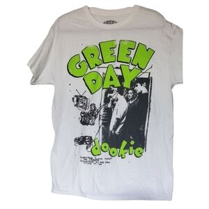 White Short Sleeve Tee with Graphic Design